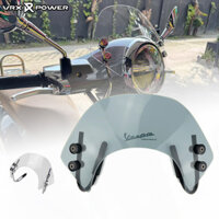 Kính chắn gió cho Vespa Primavera 125 150 2013-2023 2024 Tấm che thể thao kính chắn gió có giá đỡ