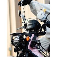 Kính chắn gió NS125LA cho xe máy retro Cub Zongshen Yami, kính chắn gió trước cho xe máy điện, còi đuôi Niu