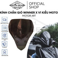 Kính Chắn Gió Winner X Đời Đầu Kiểu Moto Đen Khói