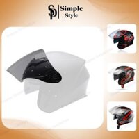 Kính chắn mũ bảo hiểm 3/4 YOHE 878, ROC 02 Chính Hãng (Không bao gồm mũ)