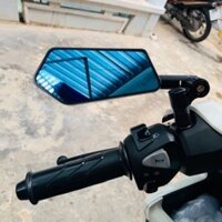 Kính Chiếu Hậu Rizoma 5 Cạnh Lớn Nhôm CNC TeenTop