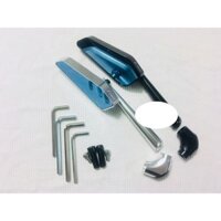 Kính chiếu hậu Rizoma 744 chân gương xéo có zon (1 cái)