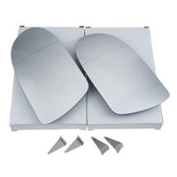 Kính chiếu hậu trái & phải ISANCE Kính chiếu hậu phù hợp cho Mercedes SL500 SL550 SL600 SL55 SL65 AMG SLK280 SLK350 2005-2008 A1718100121 A1718100221