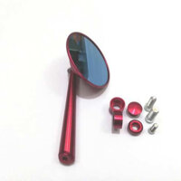 Kính chiếu hậu Tròn Rizoma 1 cái bên trái BẢO LONG RACING - đỏ