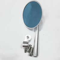 Kính chiếu hậu Tròn Rizoma 1 cái bên trái BẢO LONG RACING - bạc