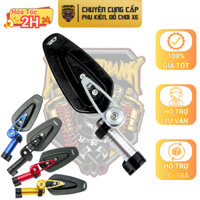 Kính Chiếu Hậu Xe Máy Gù CRG Chân Thẳng Chất Liệu Nhôm CNC Nguyên Khối (Mặt Gương Chống Chói)