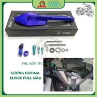 Kính chiếu hậu xe máy Rizoma Elisse full màu thời trang mini cao cấp kèm chế xoay 360 độ cho AB, SH, SH Mode, Wave,…