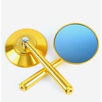 kính chiếu hậu xe máy rizoma kiểng tròn nhuôm đúc cnc chất lượng kính loại 1