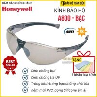 Kính chống bụi, chống chói Honeywell Sperian A800 bạc [TẶNG Khăn lau kính Chuyên dụng]