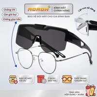 Kính Chống Bụi Đi Đường Dạng Lật AORON Tròng Phân Cực Chống UV Giảm Chói Lóa Bảo Vệ Mắt Tiện Dụng Đi Xe Máy AK235