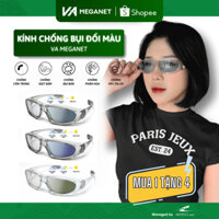 Kính chống bụi đi đường đổi màu cho cả Nam Nữ ngăn tia UV400 bảo vệ mắt khi đi xe máy xe đạp