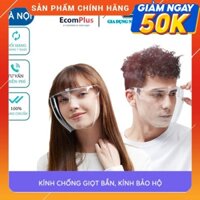 Kính Chống Giọt Bắn Phòng Dịch Bảo Hộ Full Face Trong Suốt - Mặt Nạ Chống Giọt Dầu Văng Bắn Chống Bụi Gió