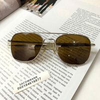 Kính Cơn AO của MỸ nâu trà, 2nd, gọng bọc vàng 12k gọng vuông phi công tròng thủy tinh. ảnh thật