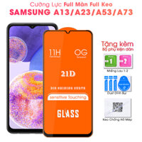 Kính Cường Lực 21D cho Samsung Galaxy A13  A23  A53 5G  A73 5G Full Keo Màn Hình SIÊU BỀN, SIÊU CỨNG, ÔM SÁT MÁY- HANDTOWN- HÀNG CHÍNH HÃNG - Samsung Galaxy A53 5G - Cường lực Full Màn