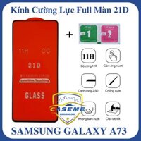 Kính cường lực 21D dành cho Samsung Galaxy A73 5G full màn hình