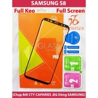 Kính Cường Lực 21D SAMSUNG S8 Full Keo Màn Hình CHÍNH HÃNG CAPARIES SIÊU BỀN, SIÊU CỨNG