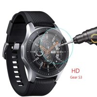 Kính cường lực 2D chống trầy xước bảo vệ cho đồng hồ Samsung Gear S3 Frontier Classic, galaxy watch 46mm - 3 miếng,Gear S3