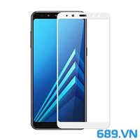 Kính Cường Lực 6D Điện Thoại Samsung Galaxy A6 2018 Giá Rẻ (Trắng)