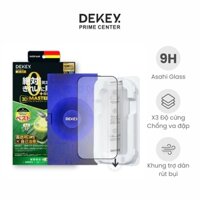 Kính Cường Lực 9H DEKEY Master Glass 3D Sentery Khung Hỗ Trợ Dán Rút Bụi Cho Điện Thoại X-16