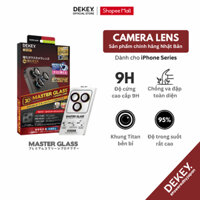 Kính Cường Lực Bảo Vệ Camera DEKEY 15-16Promax Viền Bằng Hợp Kim Titan Chống Trầy Sướt