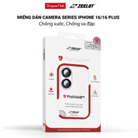 Kính cường lực bảo vệ camera iPhone 16 16 Plus Zeelot PISHIELD bảo vệ lens điện thoại chống trầy chống nước nhiều màu