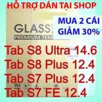 Kính cường lực cho Samsung Galaxy Tab S8 Ultra 14.6/Tab S8 Plus 12.4/Tab S7 Plus 12.4/Tab S7 FE 12.4
