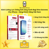 Kính cường lực chống ánh sáng xanh Bagi Dino Extreme cho iPhone 15, 16 Plus/ Pro/ Pro Max - Hàng Chính Hãng Việt Nam