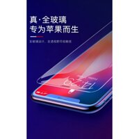 Kính cường lực chống bám vân tay cho iphone XR 6.1 & Xs Max  hãng Baseus (full màn hình)