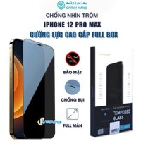 Kính cường lực chống nhìn trộm Iphone 12 Pro Max full màn hình chính hãng Nillkin - Dán màn hình Iphone 12 Pro Max