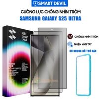 Kính cường lực chống nhìn trộm Samsung Galaxy S25 Ultra chính hãng Smart Devil full màn hình