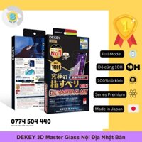 Kính Cường Lực DEKEY 3D Master Glass PREMIUM Nhật Bản