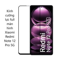 Kính cường lực Full màn hình cho Xiaomi Redmi Note 9 10 11 12 13 Pro T S Lite 5G 4G - Xiaomi Redmi Note 12 Pro