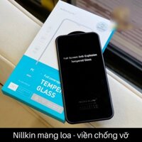 Kính cường lực full màn hình bảo vệ màng loa viền chống vỡ Nillkin Amazing cho IPhone 12 Pro/IPhone 12 Pro Max