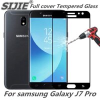 Kính cường lực full màn Samsung J7 Pro Đen