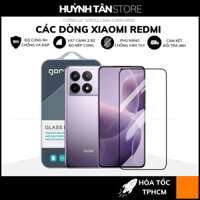 Kính cường lực gor xiaomi redmi k70 pro k60 k50 ultra k40s k40 gaming trong suốt full màn chính hãng phụ kiện huỳnh tân