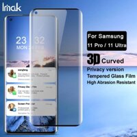 Kính cường lực Imak bề mặt cong 3d chống nhìn trộm bảo vệ màn hình Xiaomi Mi 11 Ultra Mi11 Pro