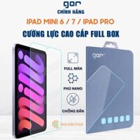 Kính cường lực Ipad Mini 6 / 7 /  Ipad Pro trong suốt full màn hình chính hãng GOR Smart Devil - Dán màn hình Ipad Air