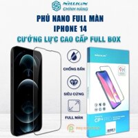Kính cường lực Iphone 14 full màn chính hãng Nillkin CP+ Pro viền đen siêu mỏng - Dán màn hình Iphone 14