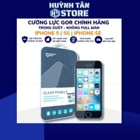 Kính cường lực iphone 5 , 5S , 5SE trong suốt không full màn hình chính hãng Gor