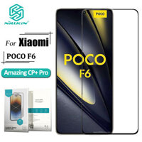 Kính cường lực màn hình NILLKIN CP + Pro Series cho Poco F6 / Redmi Turbo 3 9H Tấm bảo vệ màn hình chống cháy nổ