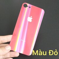 Kính cường lực màu cực quang dán mặt lưng (back) cho iPhone 7 / iPhone 8 Màu Đỏ