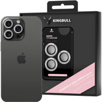 Kính cường lực Mipow Kingbull Lens Camera Protector Iphone 16 Pro/Promax Silver