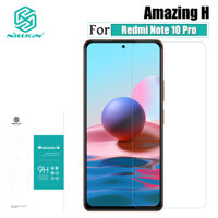 Kính cường lực Nillkin Amazing H bảo vệ màn hình chống lóa + cháy nổ 9H cho Xiaomi Redmi Note 10 Pro/Pro Max 0.33mm