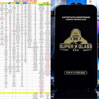 Kính cường lực Oppo A96 kingkong tĩnh điện (Combo hộp 10 chiếc)