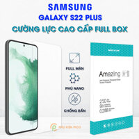 Kính cường lực Samsung Galaxy S22 Plus full màn hình chính hãng Nillkin H+ Pro