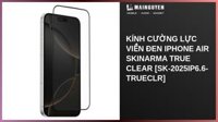 Kính cường lực viền đen iPhone Air Skinarma True Clear [SK-2025IP6.6-TRUECLR]