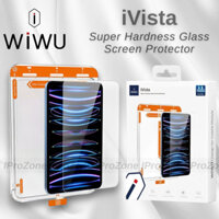 Kính Cường Lực WIWU Easy Install Glass Kèm Khung Trợ Dán Lấy Bụi Cho IPad Gen 9 /10 2022, Pro 11 inch M1, Air 4 / 5 6 M2