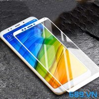 Kính Cường Lực Xiaomi Redmi 5 Plus Full Keo Màn Giá Rẻ (Trắng)