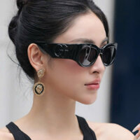 Kính dáng oval gọng nhựa bảng to sang chảnh _ Hàng đẹp _ Tròng kính chống tia uv