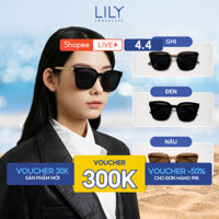 Kính đi biển thời trang nam nữ LILYEYEWEAR chống tia UV400 bảo vệ mắt màu sắc và kiểu dáng thời trang 6035